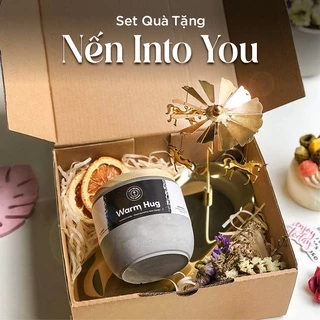 Set Quà Tặng Sinh Nhật Cho Nữ, Bạn Trai Nến Thơm BST INTO YOU HENY GARDEN