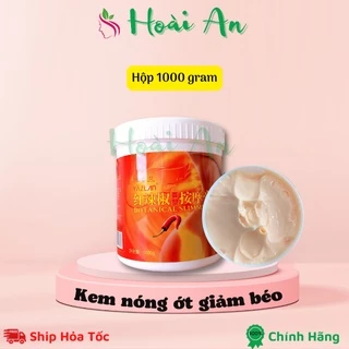 Kem nóng ớt giảm béo siêu nóng | Kem ớt hũ 1000g