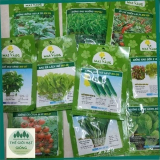 Combo 10 loại hạt giống rau quả thông dụng,dễ trồng