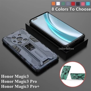 Ốp Điện Thoại Nhựa Cứng Chống Sốc Có Giá Đỡ Bảo Vệ Camera Cho Honor Magic 3 Pro + Magic3 Magic 3 Pro Plus