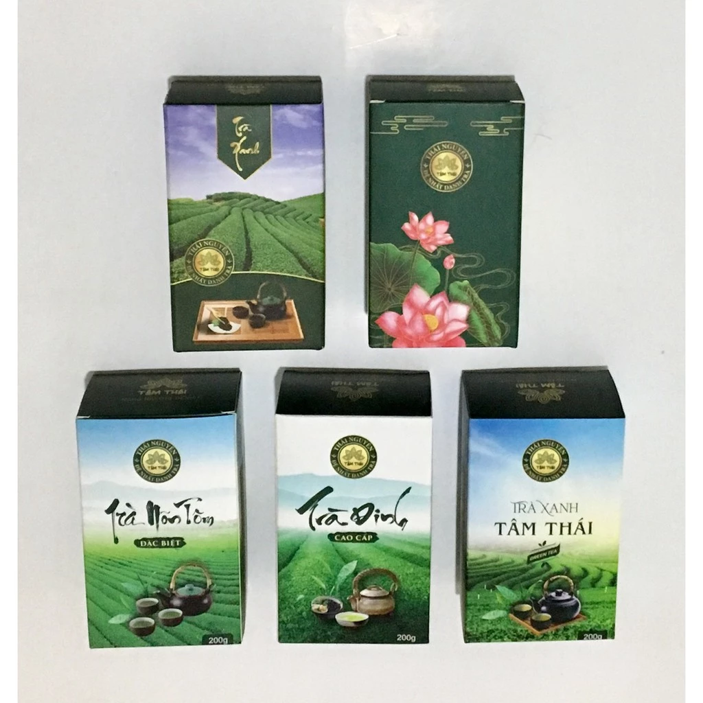 Hộp giấy đựng Trà  100g, 200g