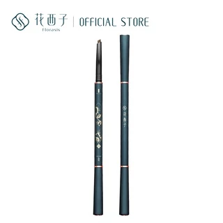 Florasis Bút Chì Kẻ Lông Mày 1 + 1 Luodai Hình Tam Giác Mịn Màng Chống Nước Bền Màu Luozidai Floral Eyebrow Define Powder Pencil (Chisel Tip 1+1)