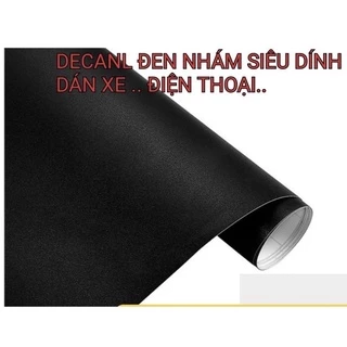 Decal Đen Nhám Cao Cấp Dán Xe Máy, oto , laptop điện thoại