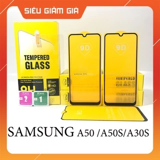 [Freeship-50k] Kính Cường Lực SamSung A50 / A50S / A30S - Kính Trong Suốt / Full Màn Hình - Tặng Kèm Khăn Lau