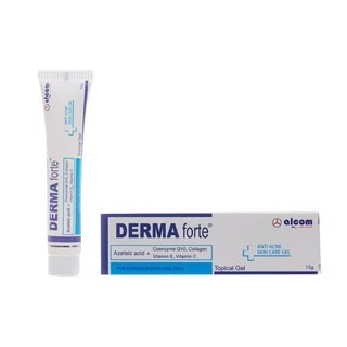 Derma Forte - Kem làm giảm mụn và làm mờ sẹo dưỡng da trắng mịn - Tuýp 15g