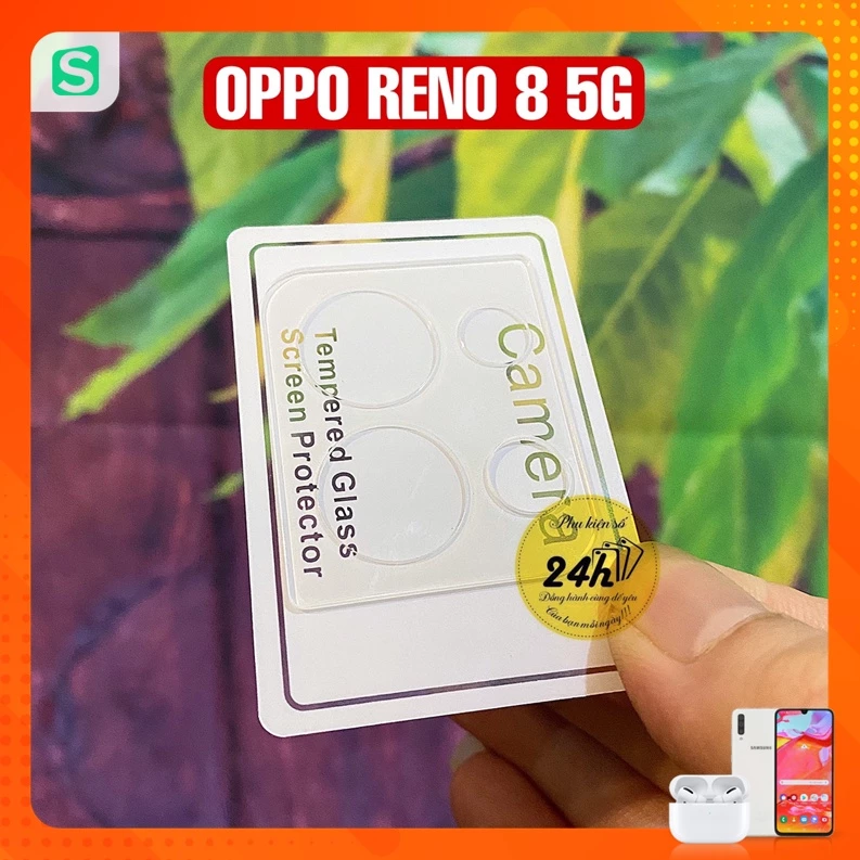 Kính Cường Lực Bảo Vệ Camera Nguyên Khối Trong Suốt Cho OPPO Reno 8 5G Reno8 5G