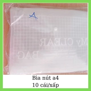 Bìa Nút A4/ Bìa Nút F4, Xấp 10 Cái, Lưu Trữ Hồ Sơ Giấy Tờ Cho Bạn