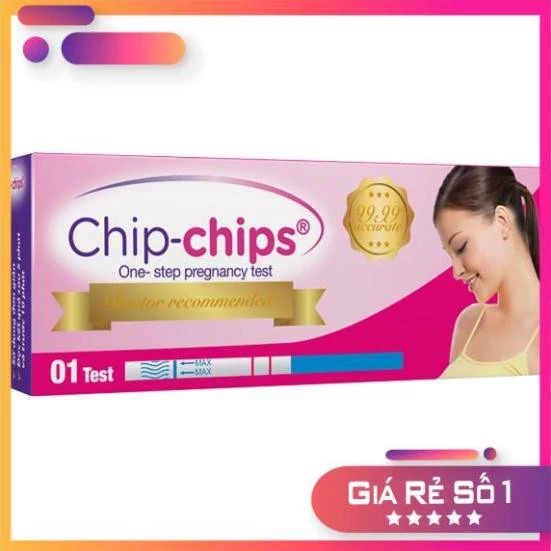 (✅Nhà thuốc) Que thử thai Chip Chip chín hãng