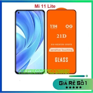 Kính cường lực Xiaomi Mi 11 Lite Xiaomi 12 Lite 5G Xiaomi 13 Xiaomi 14 full màn hình tặng kèm phụ kiện dán