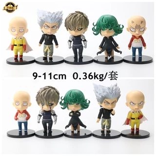 Mô hình nhân vật Saitama,Tatsumaki,Garou,Genos anime One Punch Man 10cm