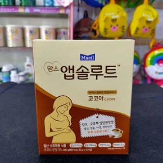 Sữa Bầu MAEIL Mom’s Absolute Hàn Quốc Bổ Sung DHA Sắt Canxi Vị Ngon Dịu Dễ Uống (10 Gói x 20g)