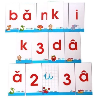 Thẻ Học Chữ Và Số- Giáo Cụ Dạy Học Cho Ba Mẹ Và Cô Gíao- Flashcard thông minh