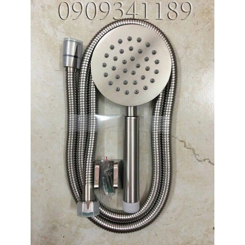 Tay Sen Tắm,Vòi Hoa Sen INOX 304 Chuẩn Cao Cấp TS 32 Và Dây Sen Inox 304 Và Cài Sen