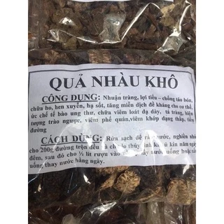 1Kg Quả nhàu khô thơm,to loại 1,mới,nguyên chất