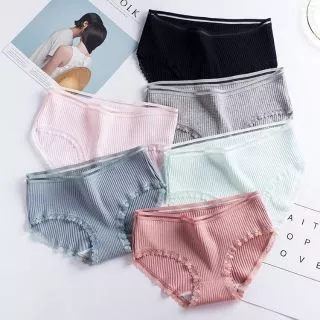 Set 10 Quần Cotton Tăm Phối Ren Kiểu Mới