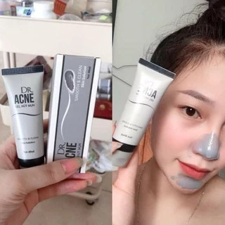 [ 𝐂𝐇𝐈́𝐍𝐇 𝐇𝐀̃𝐍𝐆 ] Gel lột mụn DR ACNE - Lột sạch mụn đầu đen, mụn cám 40ml