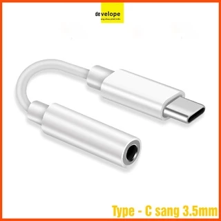 [Mã ELHACE giảm 4% đơn 300K] Đầu chuyển đổi âm thanh từ Type C sang Jack 3.5 mm huawie và Xiaomi