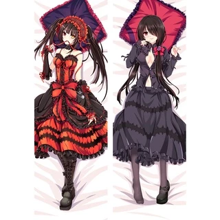 Gối Ôm In Hình Anime DATE A LIVE Tokisaki Kurumi Dakimakura 60x180cm