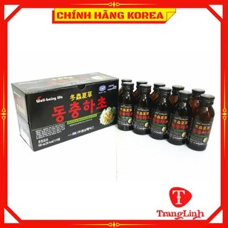 Nước đông trùng hạ thảo hàn quốc, hộp 10 chai x 100ml - tranglinhkorea