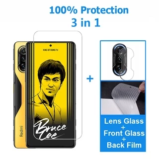 Kính cường lực bảo vệ camera 3 trong 1 Cho Xiaomi Redmi K40 Gaming K50 K30 K20 Pro K30 Ultra K30i K30 5G K20 POCO F4 GT X4 M4 Pro 5G