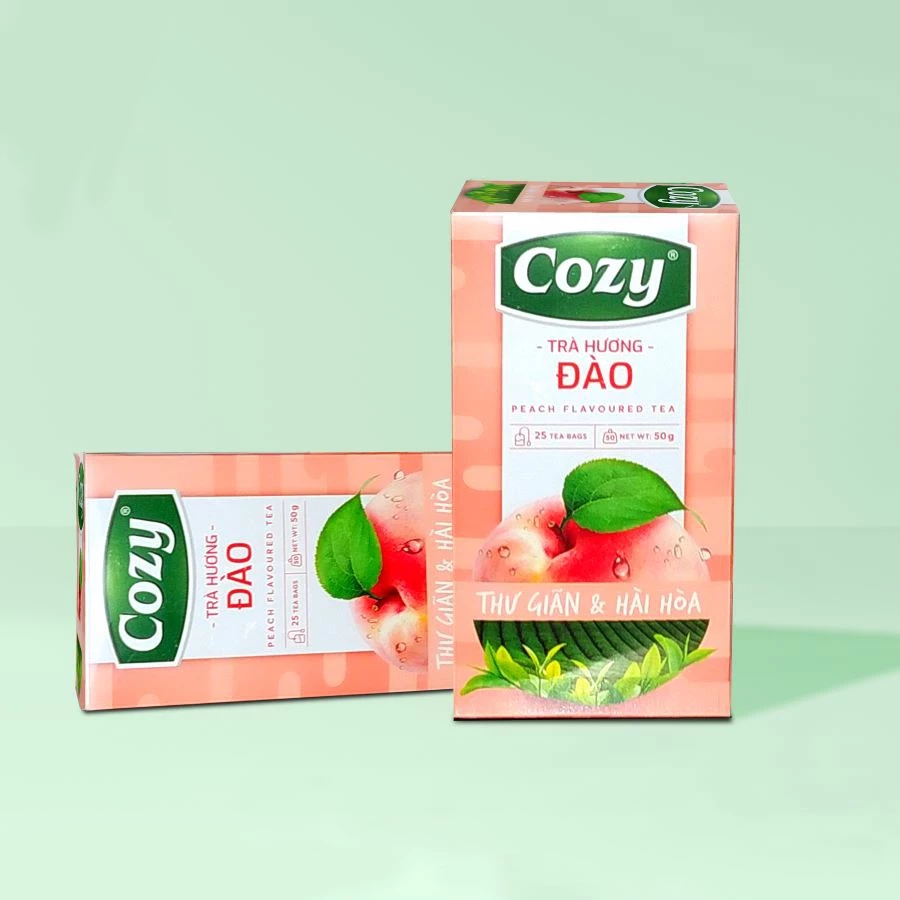 Trà Đào Cozy Túi Lọc ( Hộp 25 Túi)