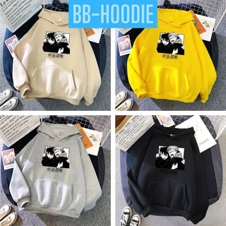 ÁO KHOÁC NỈ UNISEX IN HaraJuku NHẬT BẢN ÁO KHOÁC HOODIE FORM RỘNG NAM NỮ