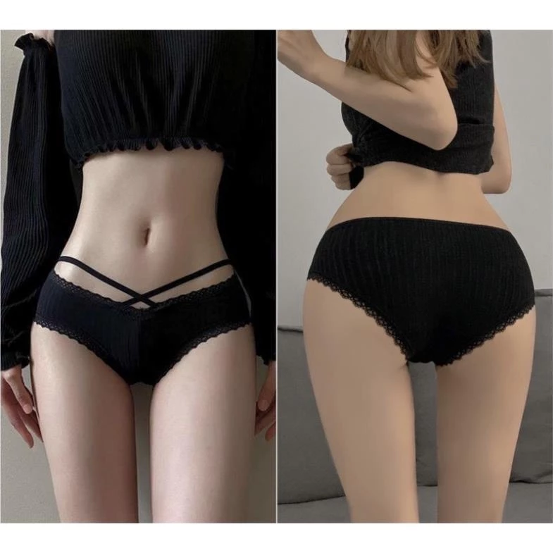 ❄️ Quần Lót Nữ ❤️FREESHIP❤️ Quần Lót Ren Sexy thiết kế dây đan ngang gợi cảm sexy 027 ❄️