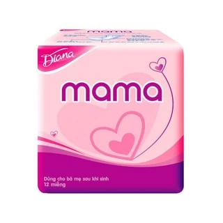Băng vệ sinh Diana Mama cho mẹ sau sinh [12 miếng]