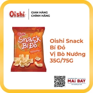 [HỎA TỐC 1H] Oishi Snack Bí Đỏ Vị Bò Nướng