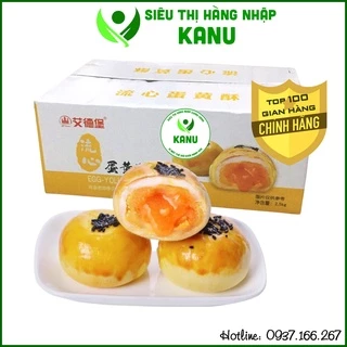 [Hộp 2.5Kg~48 cái] Bánh pía ngàn lớp nhân trứng chảy Đài Loan