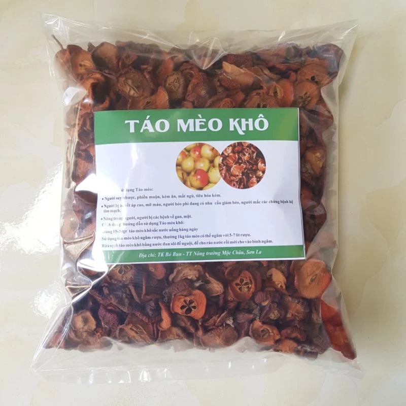 Táo Mèo khô 1kg