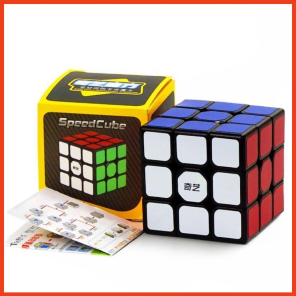Rubik 3 tầng 3x3 viền đen SpeedCube xoay trơn, không kẹt rít, độ bền cao