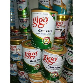 Sữa tăng cân Gigo Gain plus 900g dành cho người gầy, biếng ăn