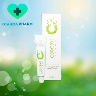 Kem bôi mụn Codobye Cream thảo dược (Nghệ trắng) giúp giảm mụn, thâm nám, sáng da, ngừa lão hóa [codo bye]