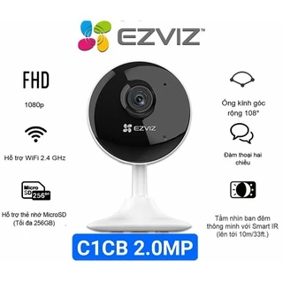 Camera Wifi Ezviz C1C Hoặc H1C (New 2023), đàm thoại 2 chiều, Bảo hành chính hãng 2 năm