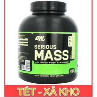 [FREE SHIP + CHÍNH HÃNG] Sữa Tăng Cân Cho Người Gầy On Optimum Nutrition Serious Mass 6 lbs (2.6 kg) [100% USA]