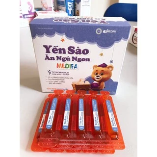 Yến Sào Ăn Ngủ Ngon Medifa - Bé Ăn Thun Thút Hộp 20 ống x 10ml