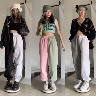 Quần Jogger Pant Nỉ Bông Phối Màu Độc Lạ