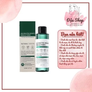 Nước hoa hồng làm sạch da dầu mụn AHA-BHA-PHA 30 Days Miracle Toner 150ml