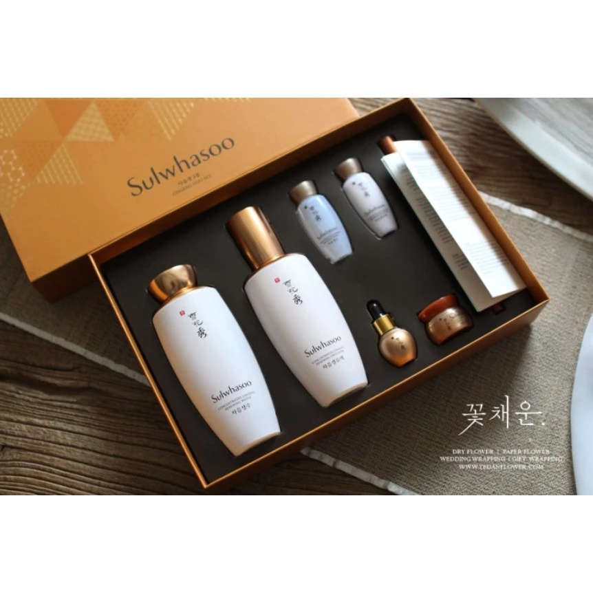 SULWHASOO GINSENG DUO SET - BỘ DƯỠNG DA CHỐNG LÃO HOÁ CHIẾT XUẤT TỪ NHÂN SÂM