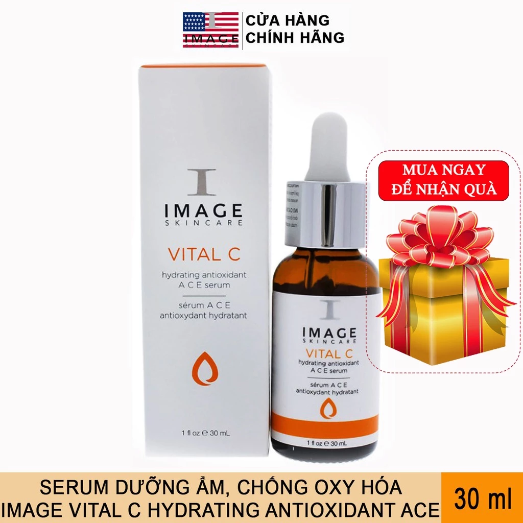 Serum Chống Oxy Hóa Và Cung Cấp Dinh Dưỡng Cho Da Image Skincare VITAL C Hydrating Antioxidant ACE 30ml