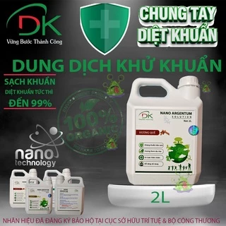 Dung dịch dùng cho máy phun khói Nano Bạc khử mùi khử khuẩn cho xe, nhà cửa, văn phòng ARGENTUM