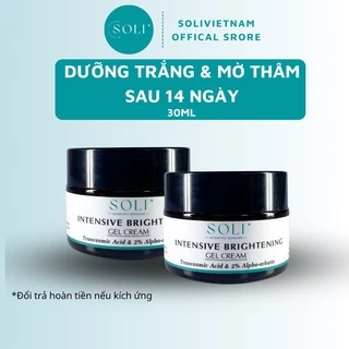 Combo 2 kem dưỡng trắng sáng da, mờ thâm Tranexamic Acid 3% + Alpha Arbutin 2% Soli