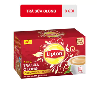 Hộp Trà Sữa Lipton Matcha (8 Gói x 17g)