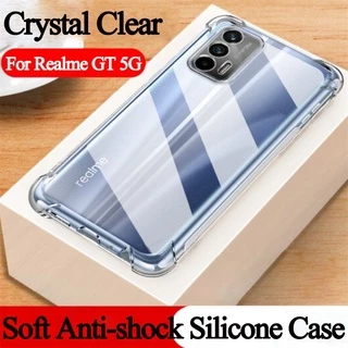 Ốp điện thoại silicon mềm trong suốt chống sốc cho Realme 8 Pro C21 C20 V11 V13 8 GT Q3 Pro 5G 7i C17 7 X7 Pro C25 C15 C12 C11