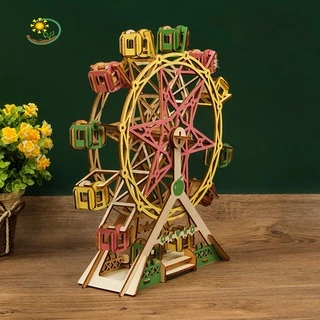 Đồ chơi lắp ráp gỗ 3D Mô hình Lucky Ferris Wheel