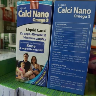 BỔ SUNG Canxi LIQUID CANXI calcium NANO-Chống Còi Xương, Loãng Xương