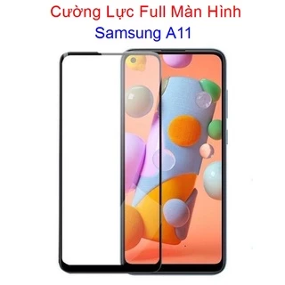 (F33) Miếng Dán Cường Lực Samsung A11 Full Màn Hình