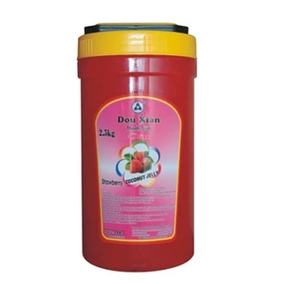 Thạch dừa Hàng Huy Dou Xian ( đủ hương) hộp 2.5kg - chỉ ship hỏa tốc