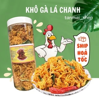 (FREESHIP TỪ 50K) 500g Khô Gà Lá Chanh. Có giấy chứng nhận VSATTP